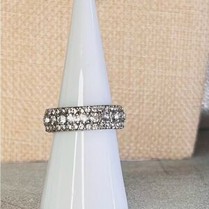 Cubic Zirconia Eternity Band Ring Size 8 New